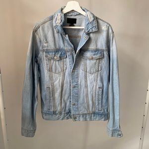Forever 21 Distressed Denim Jacket